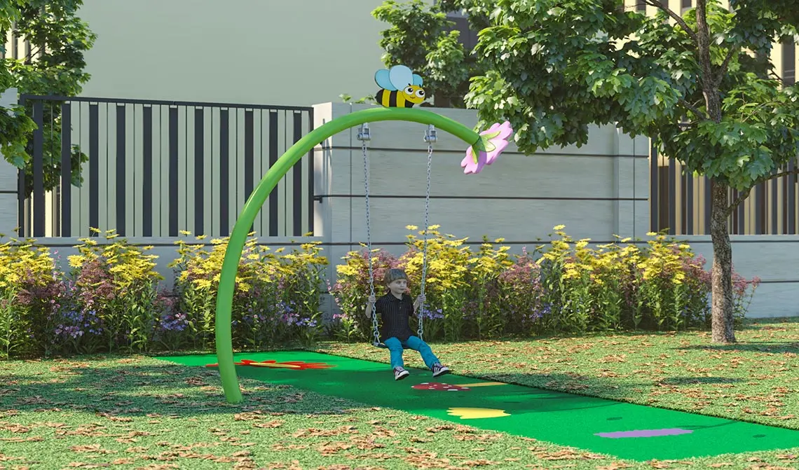 Simus Single Swing For Outdoor Playground