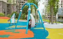 360 Degree Moon Single Swing For Outdoor Playground