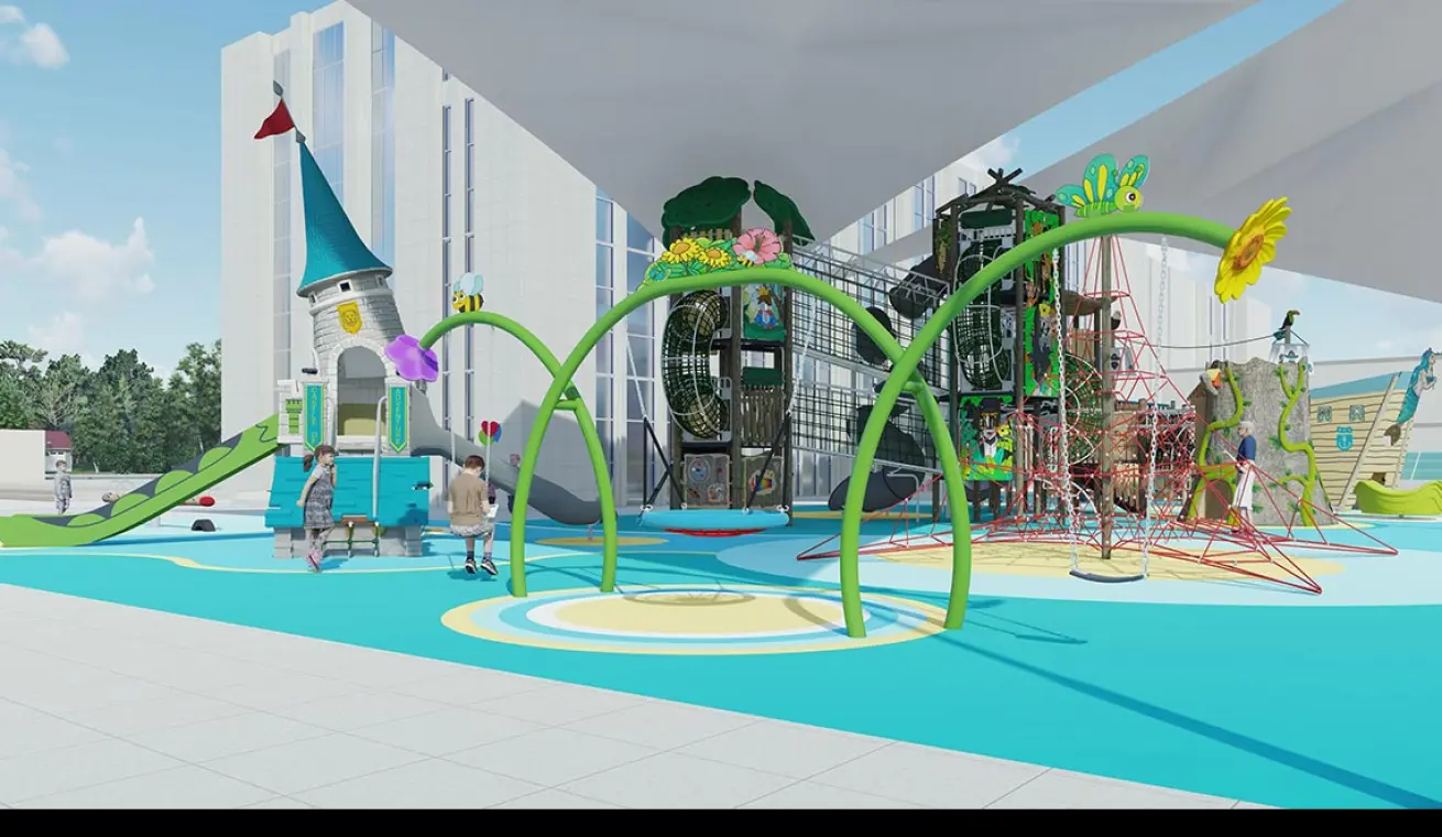 Simus Three Control Swing For Outdoor Playground