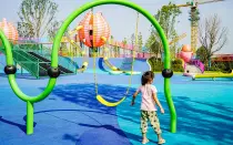 Twist Combination Multiplayer Swing For Outdoor Playground