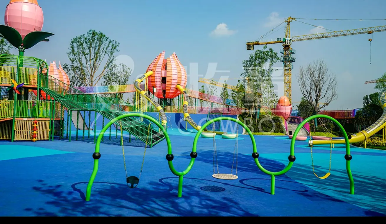 Combination Multiplayer Swing For Outdoor Playground