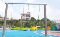 Duet Two People Swing For Outdoor Playground