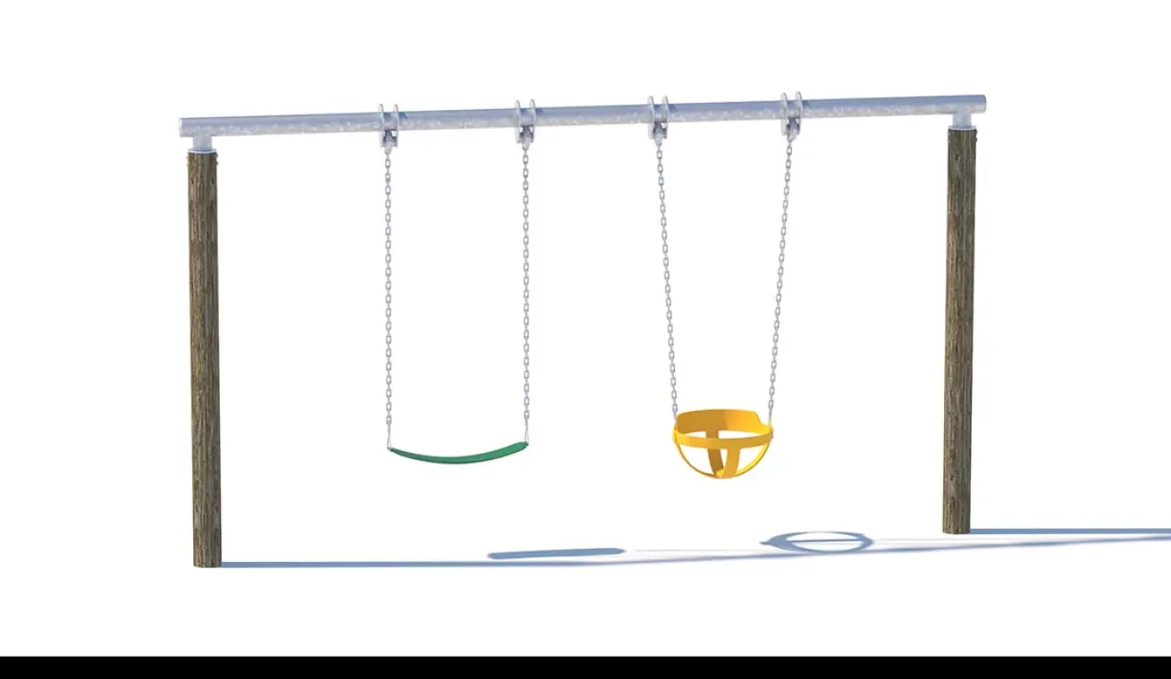 Duet Two People Swing For Outdoor Playground