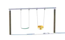 Duet Two People Swing For Outdoor Playground