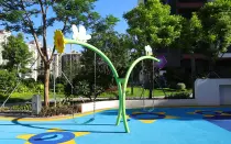 Two People Flower Swing For Outdoor Playground