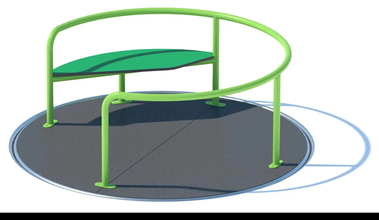 Turntable Inclusive Carousels Outdoor Playground