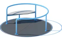 Turntable Inclusive Carousels Outdoor Playground