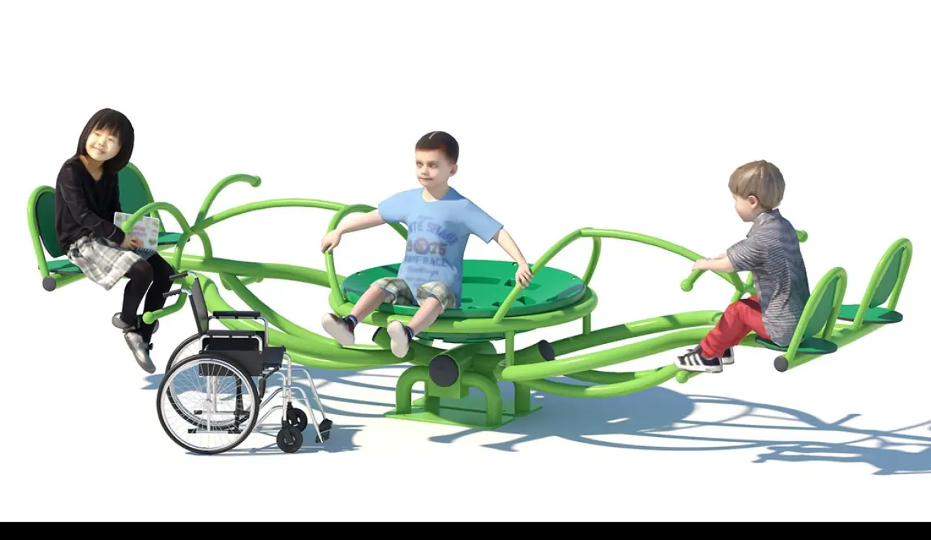 Inclusive Seesaw Playground For Outdoor Parks