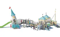 Castle Theme Inclusive Outdoor Playground