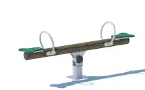 Tree Pattern Column Seesaw Outdoor Playground
