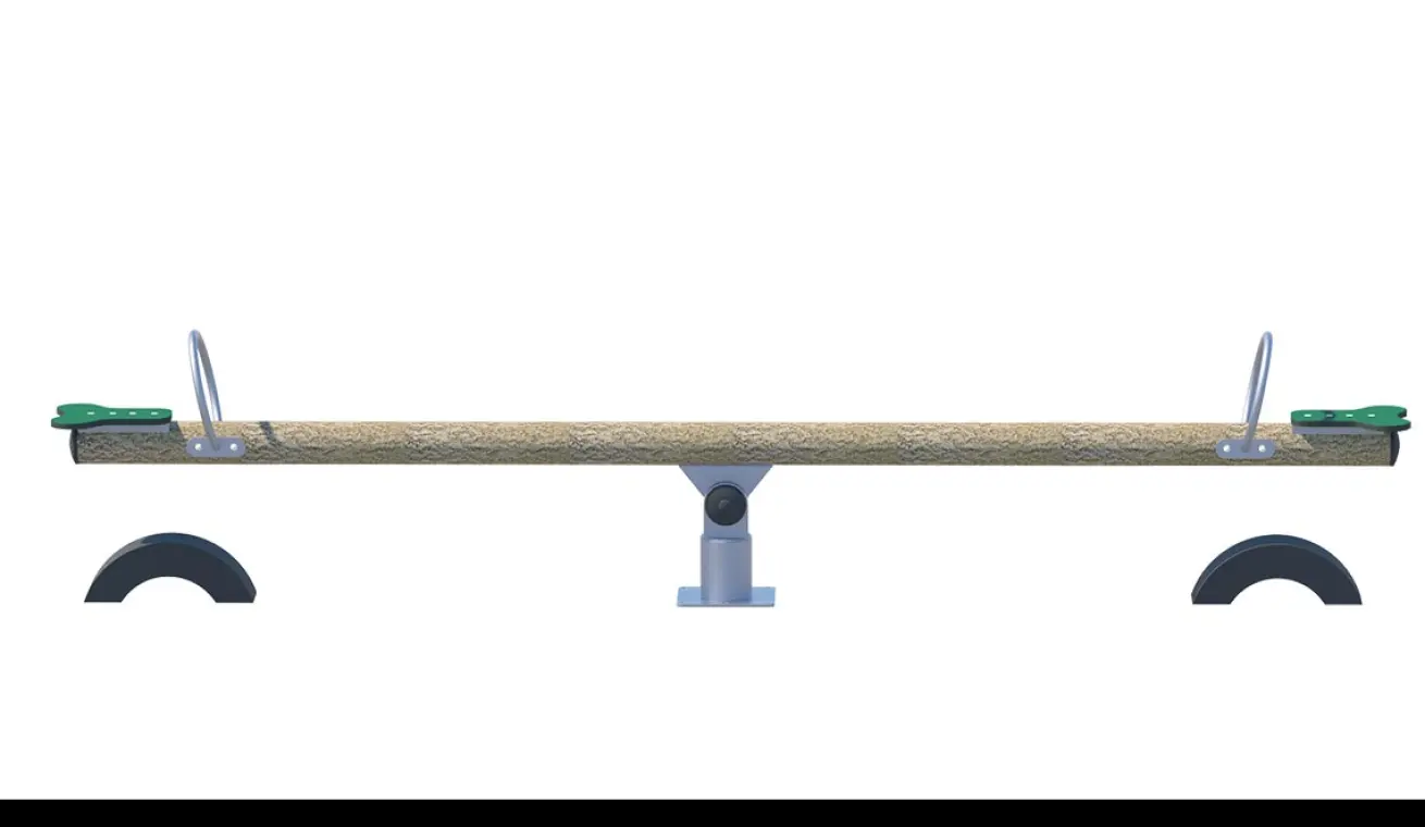 Tree Pattern Column Seesaw Outdoor Playground