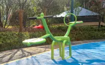 Circular Seat Seesaw Outdoor Playground