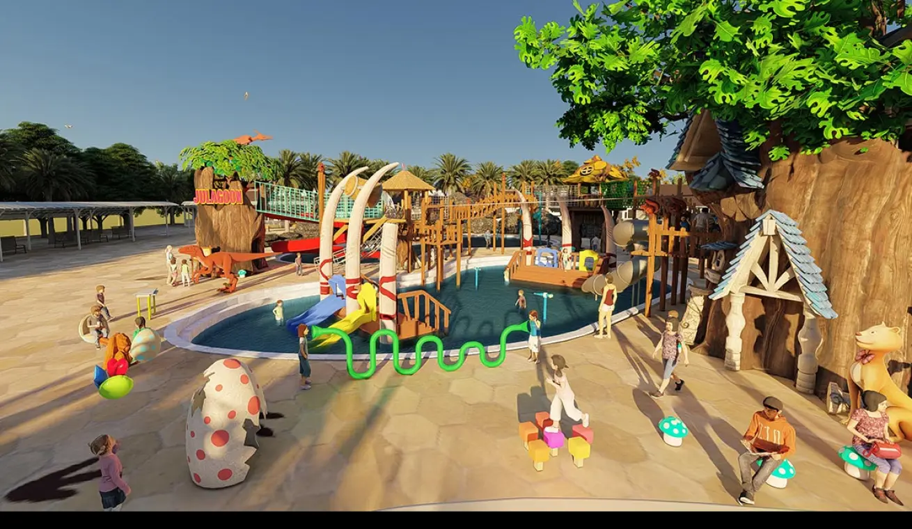 JULAGOON Dinosaur Themed Playground in Japan