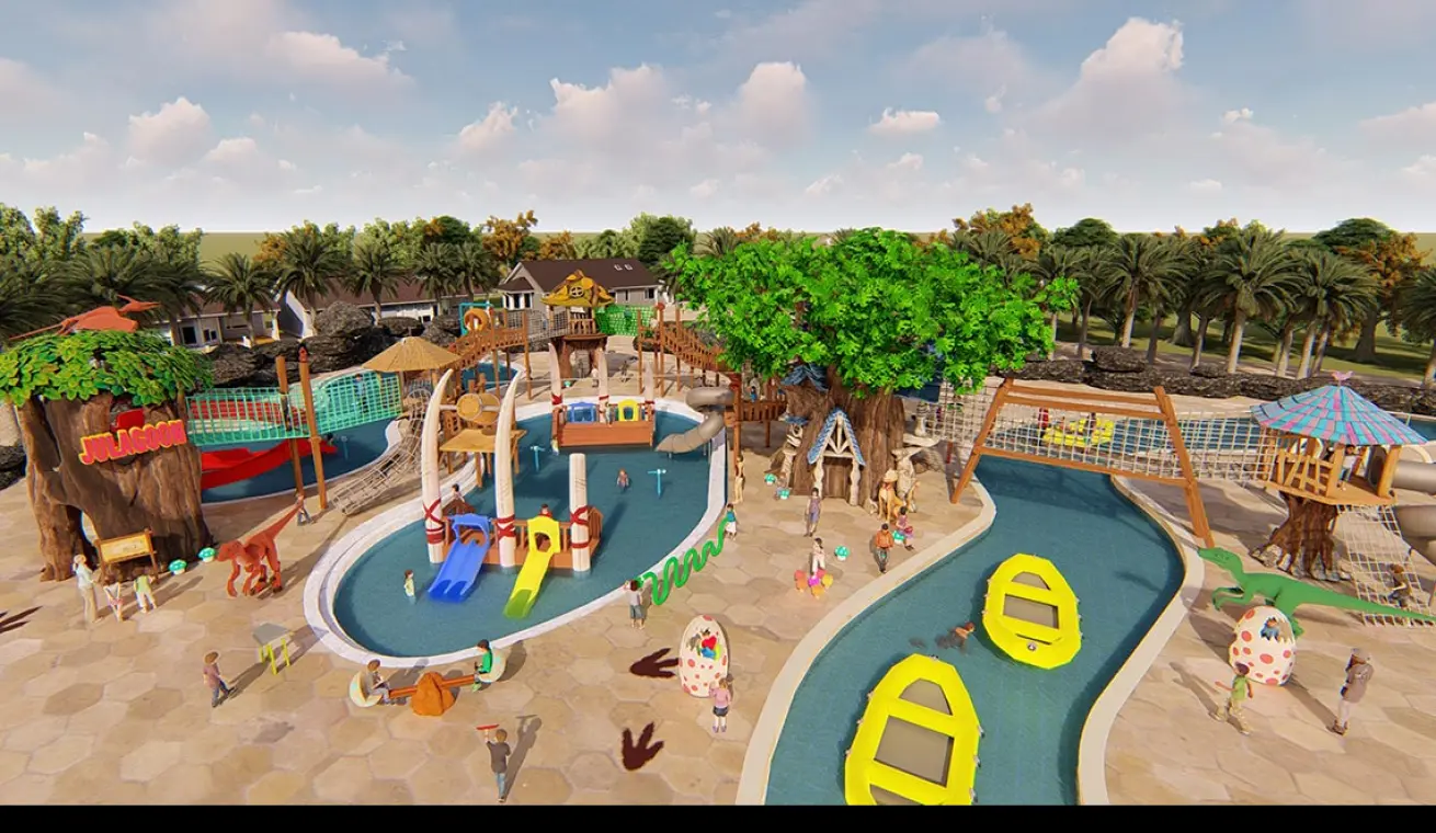 JULAGOON Dinosaur Themed Playground in Japan