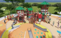 Che Kung Temple Themed Park Playground,HongKong
