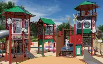 Che Kung Temple Themed Park Playground,HongKong