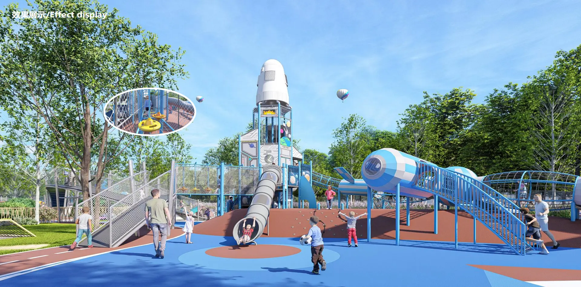 General Aviation Themed Park Playground