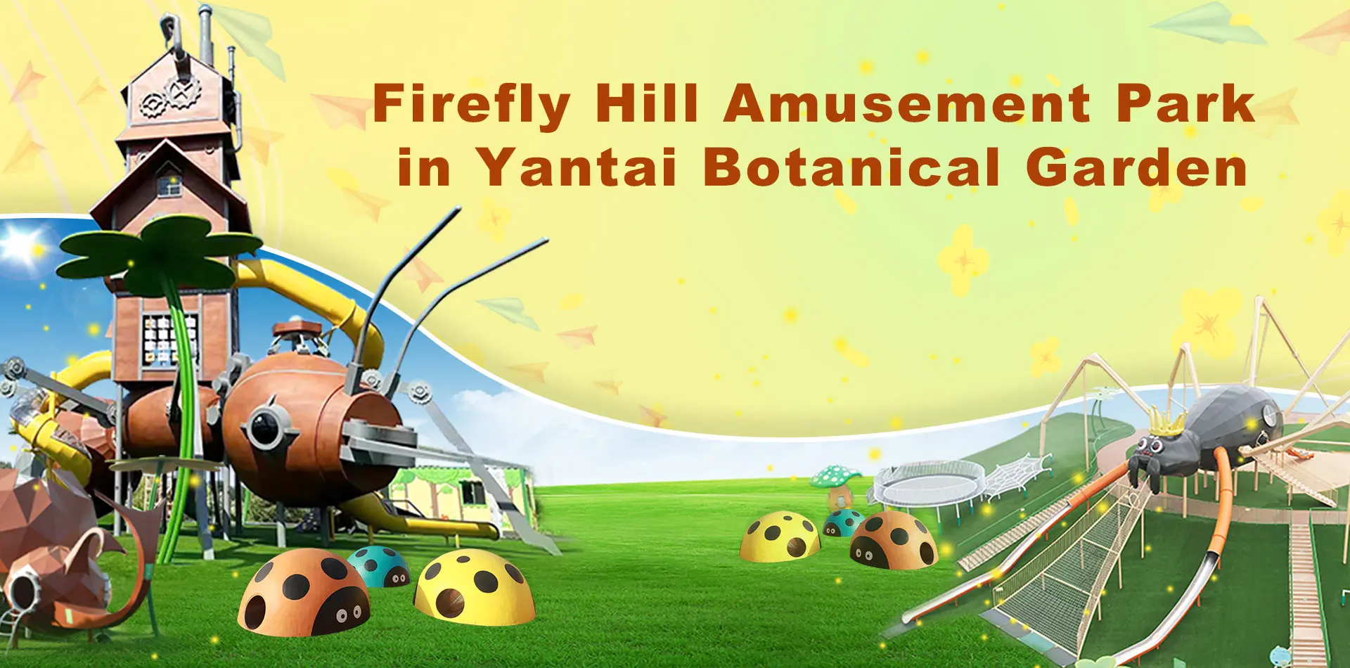 Firefly Hill Amusement Park in Yantai Botanical Garden