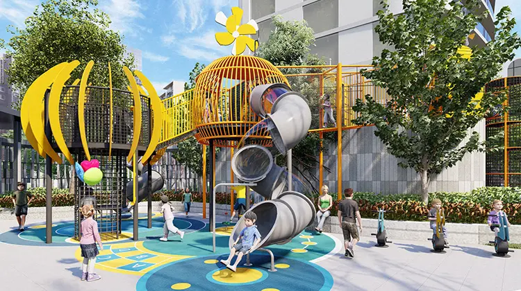 Best China Custom Playground Equipment: Chongqing Jiangbeizui No. 5 Real Estate Playground