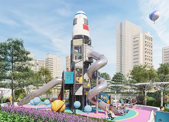 Outdoor Playground Supplier | Custom Galaxy Explorer Theme Park Case Study