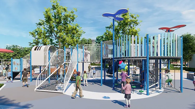 Durable Outdoor Play Structures: Foshan Children’s Playground – Creating an Interactive Space for All Ages