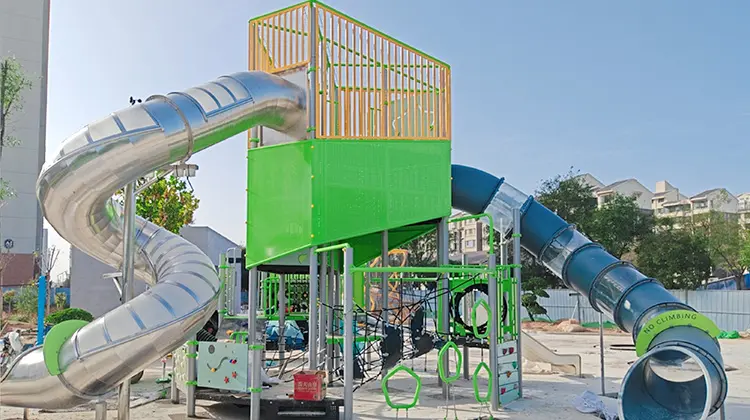 Custom Playground Design for Sports Theme Park in Shanxi, China