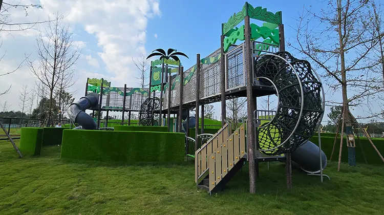 Commercial Playground Equipment Supplier |Chengdu “Time Reversal” Family Outdoor Park