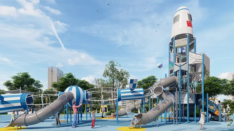 Tianyue Mansion Aerospace Playground – Where Durable Outdoor Play Structures Meet Interstellar Dreams