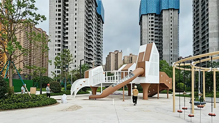 Guangxi Yuexiu City · Egret Nature Narrative Commercial Playground Set for Children