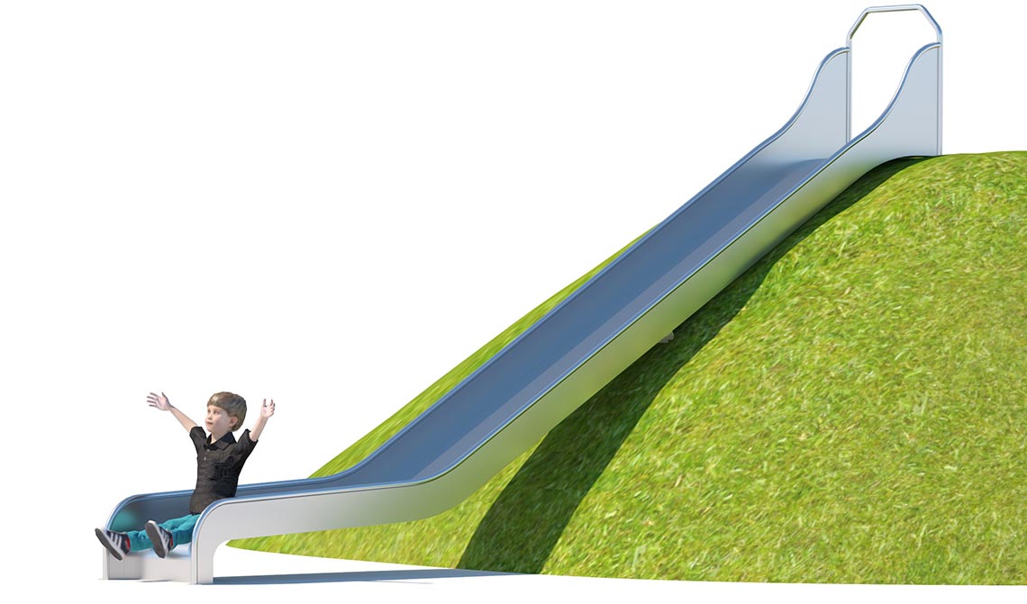 Standard Stainless Steel Slide for Outdoor Parks