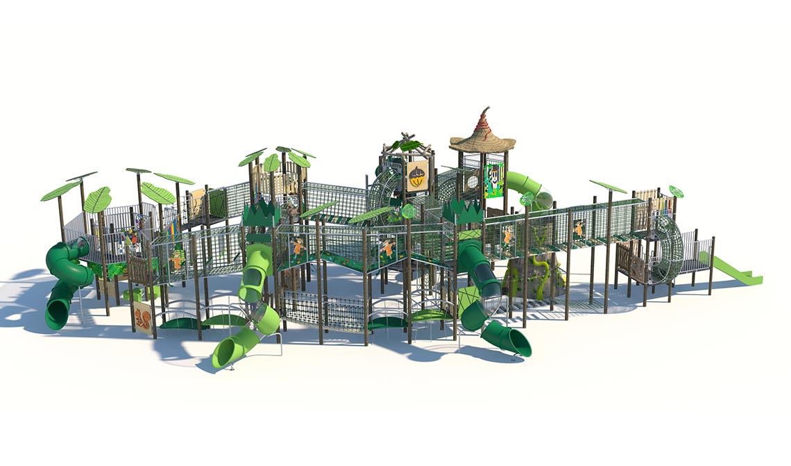 Jungle Crossing Themed Park Playground(large-sized)