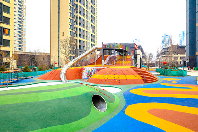 The Main Area Of Children’s Outdoor Play Space