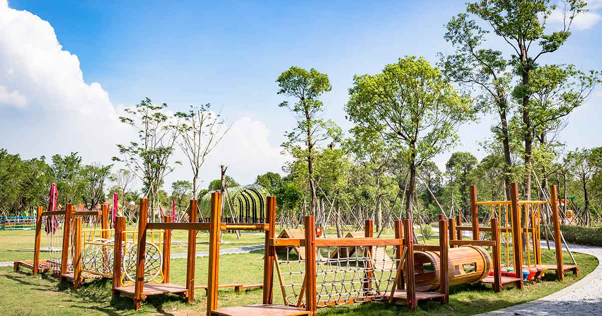 A Combination Of Ecological Farms And Play Park