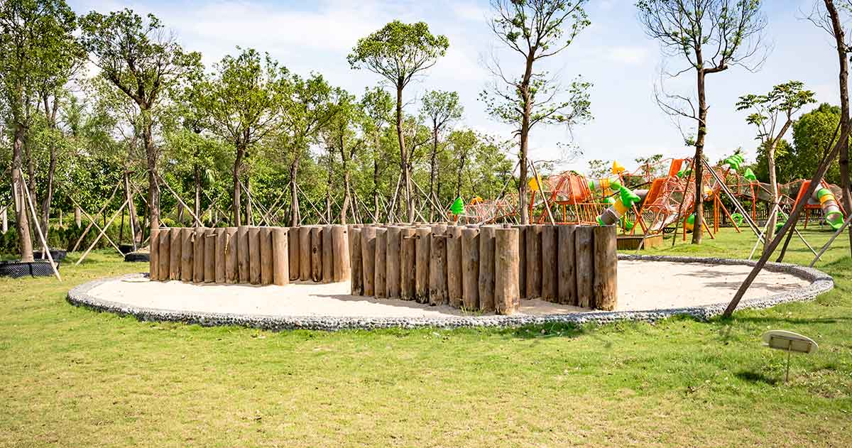 A Combination Of Ecological Farms And Play Park