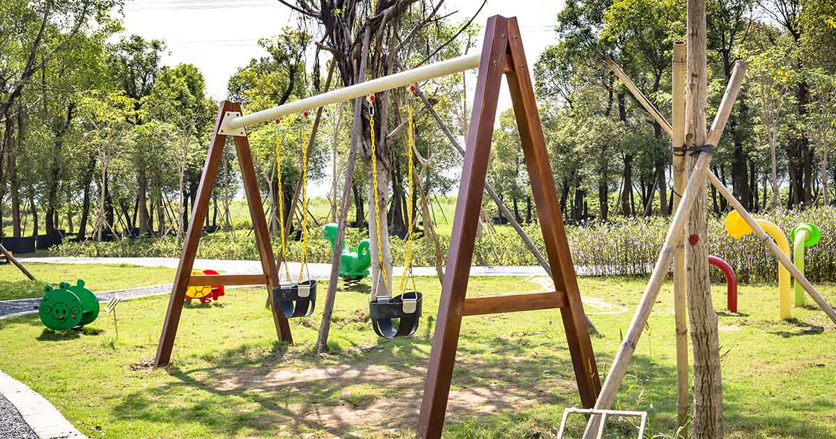 A Combination Of Ecological Farms And Play Park