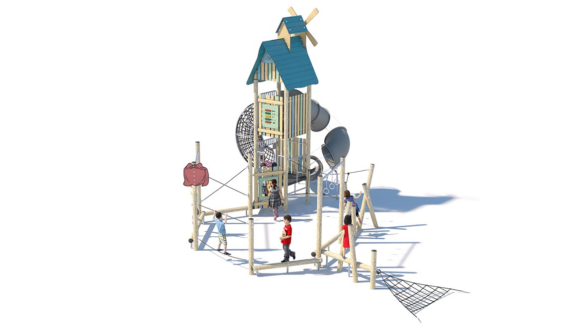 Windmill Themed Park Playground