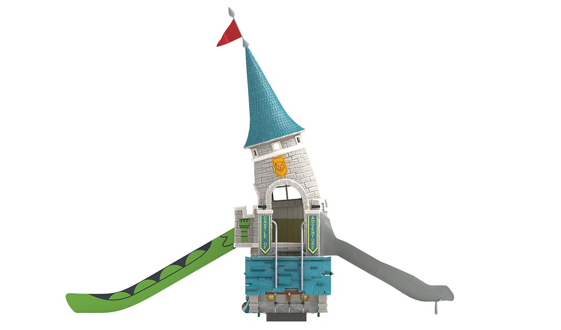 Adventure Castle Playground For Outdoor Parks(small-sized)
