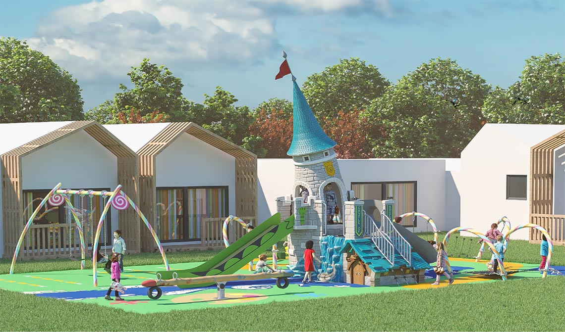 Adventure Castle Playground For Outdoor Parks(small-sized)