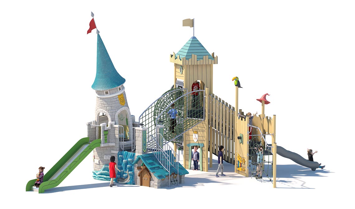 Adventure Castle Outdoor Playground With Customized Design