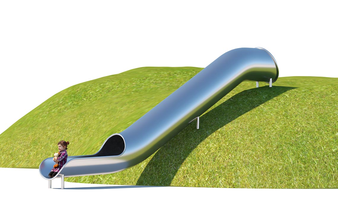 Standard Stainless Steel Slide for Outdoor Parks