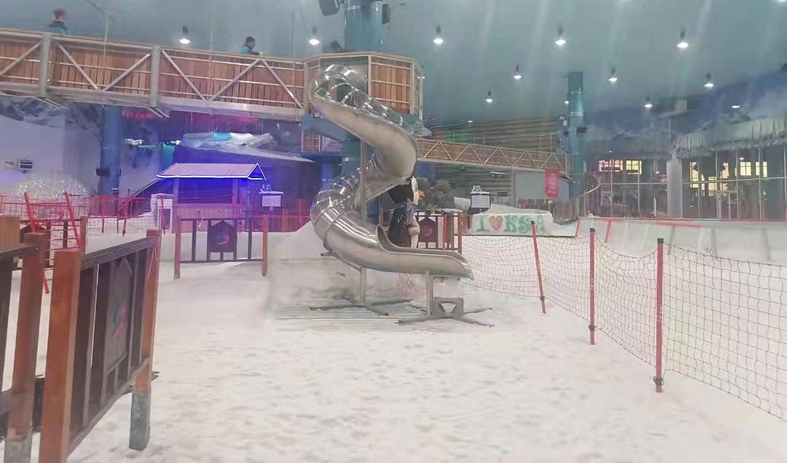 Custom Stainless Steel Slide For Snow World,Saudi Arabia