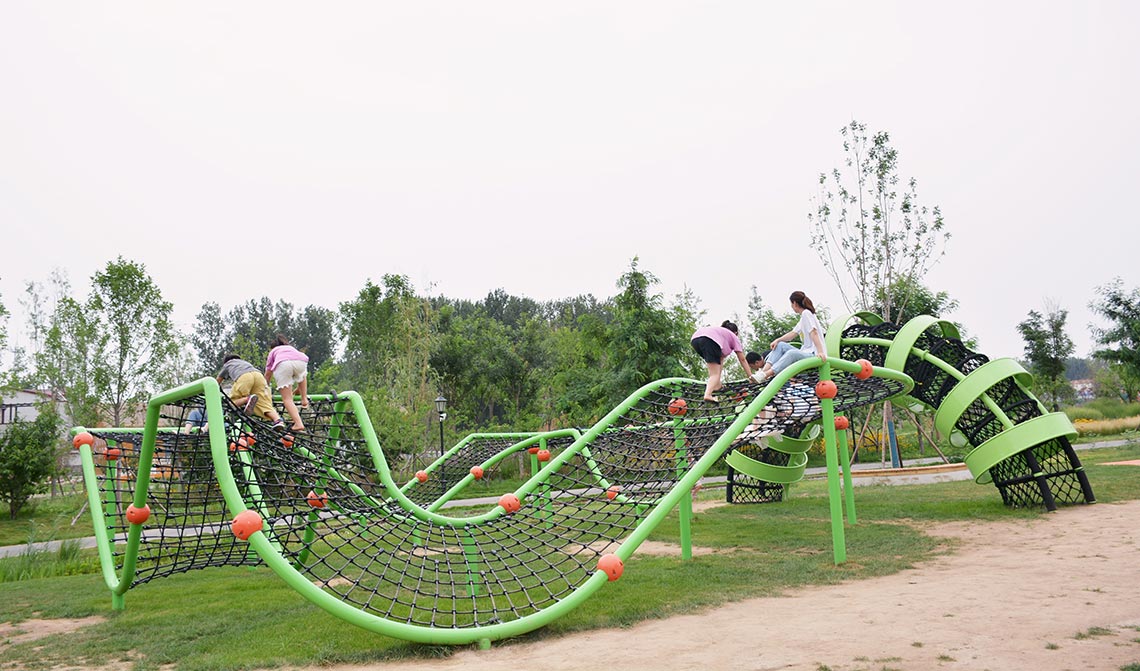 Ultra-Large Climbing Net For Outdoor Playground