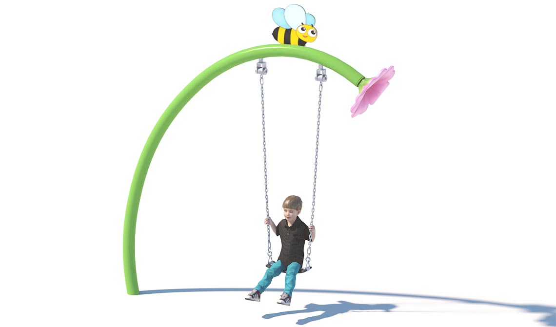 Simus Single Swing For Outdoor Playground