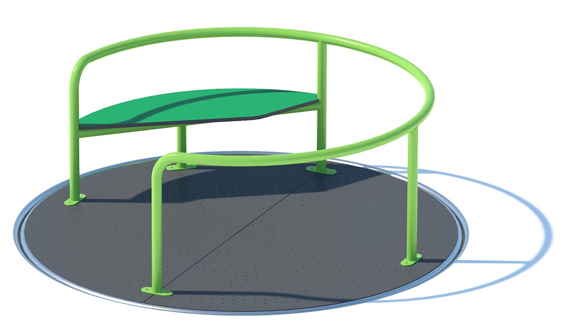 Turntable Inclusive Carousels Outdoor Playground
