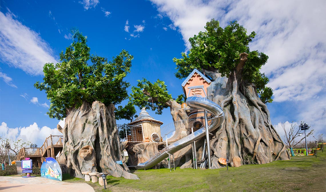 Elven City Theme Park in Shanghai,China