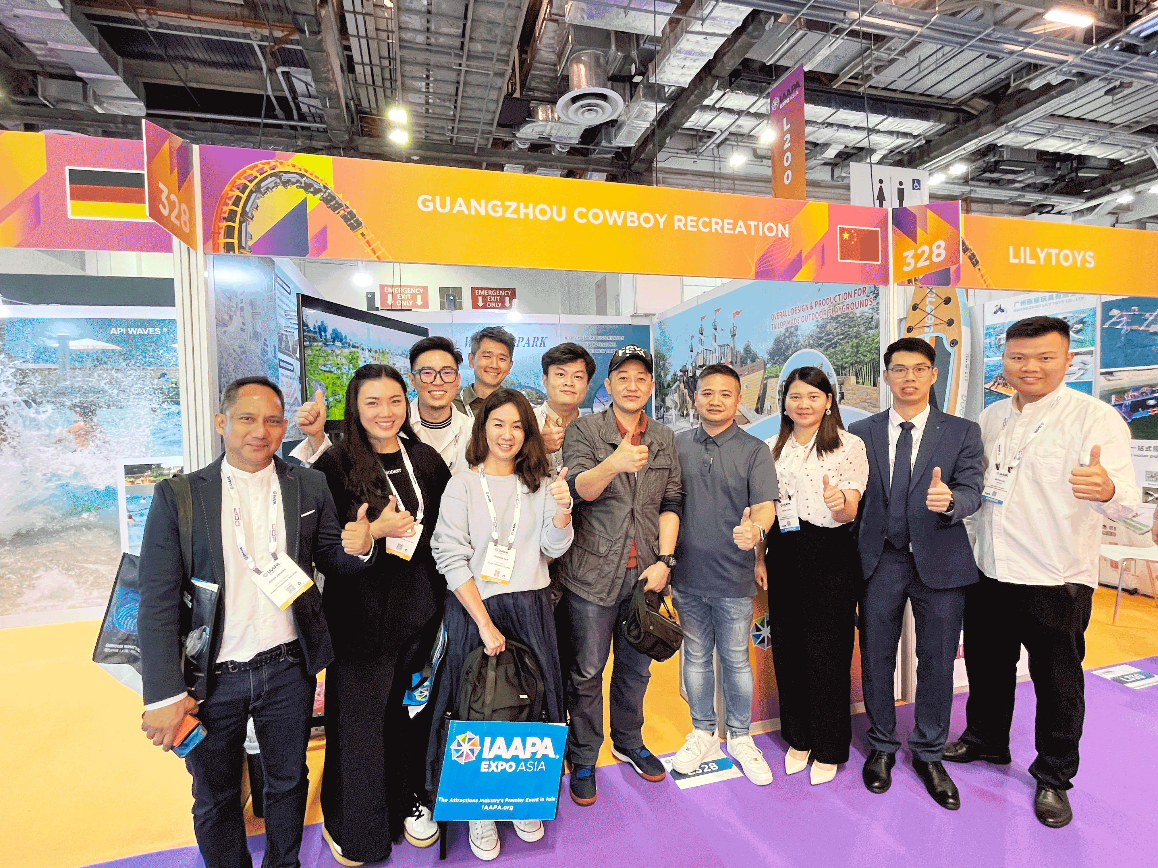 Cowboy Group and customers from Southeast Asia to discuss strategic cooperation development in IAAPA Singapore