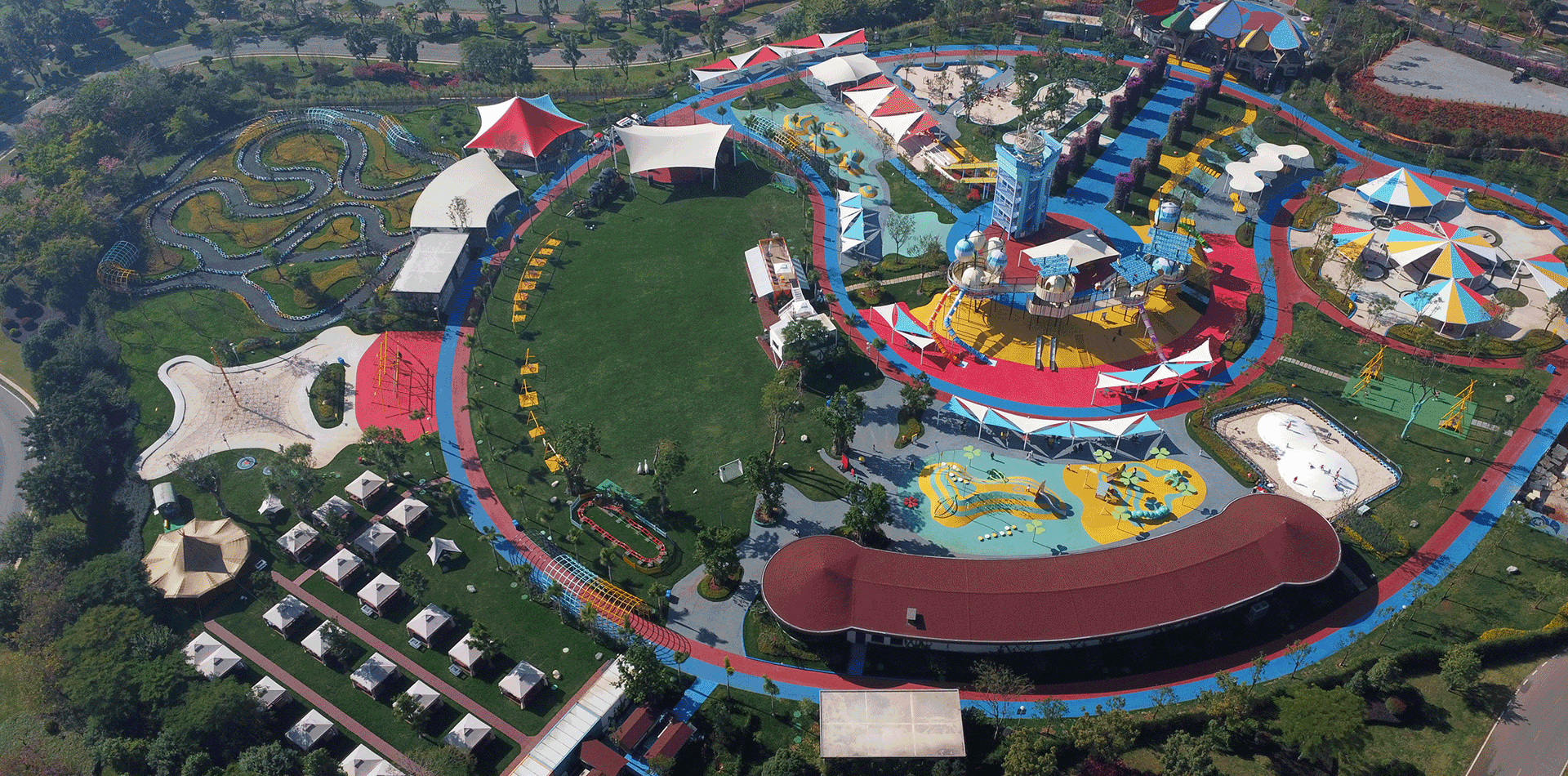 Purple Pottery Town Theme Park