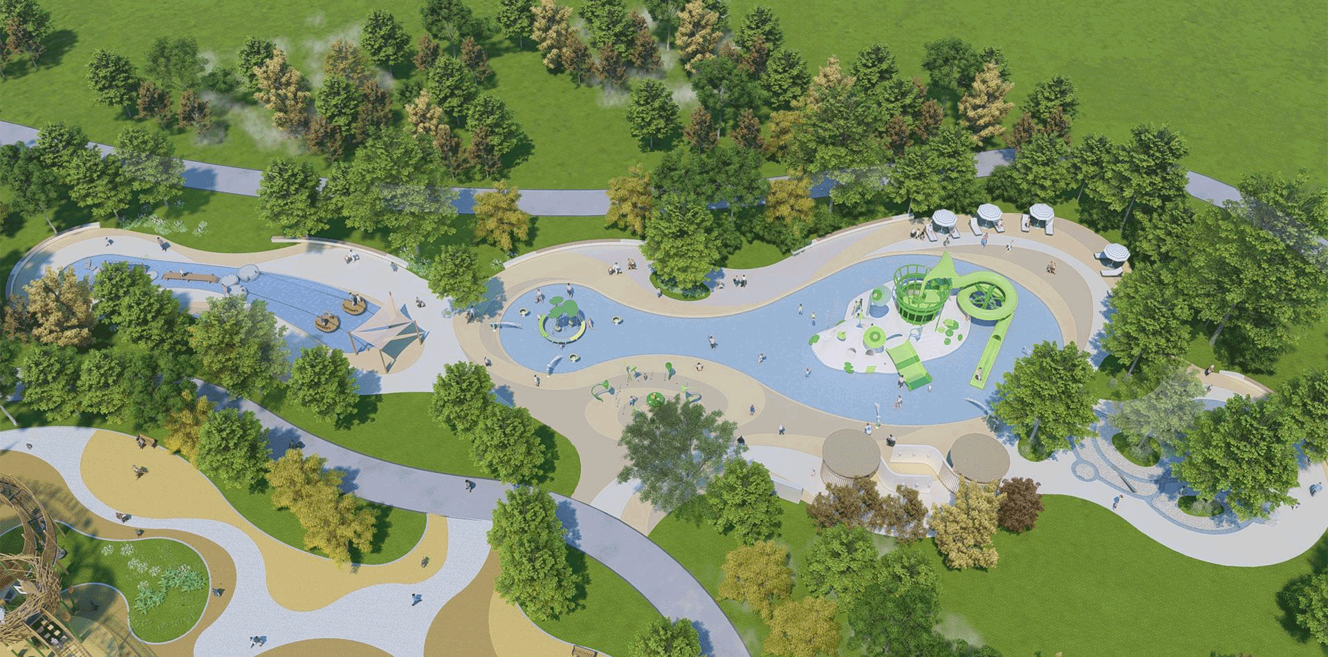 Frogpond Theme Outdoor Playground