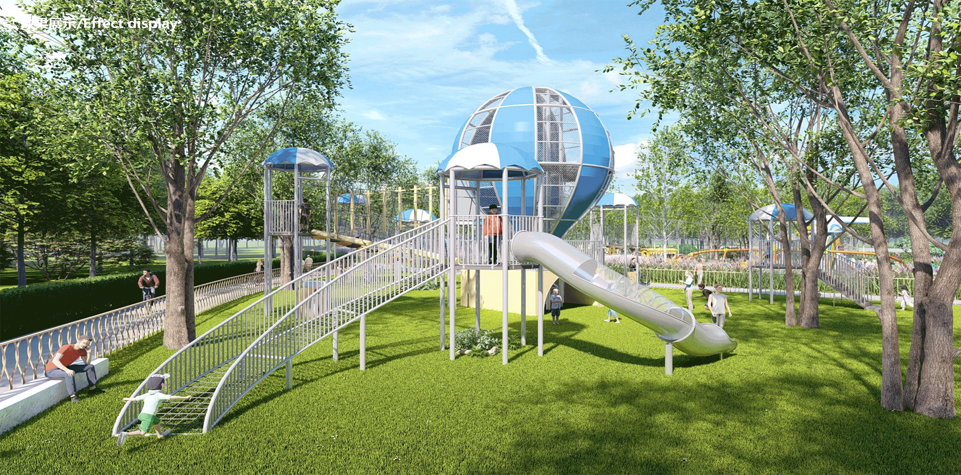 General Aviation Themed Park Playground