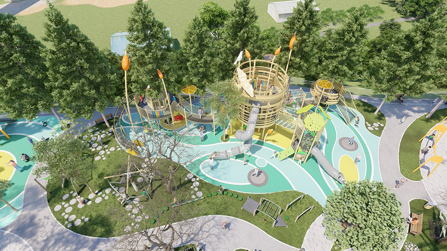 Baojing County White Crane Children’s Park Design